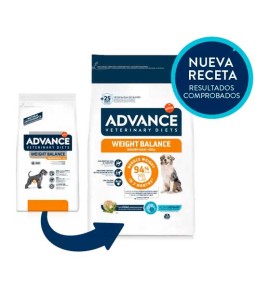 Advance Veterinary Diets Weight Balance Medium/Maxi pienso para perros - Nuevo formato