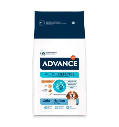 Advance Adult Medium Light Pollo pienso para perros Advance Adult Medium Light Pollo pienso para perros