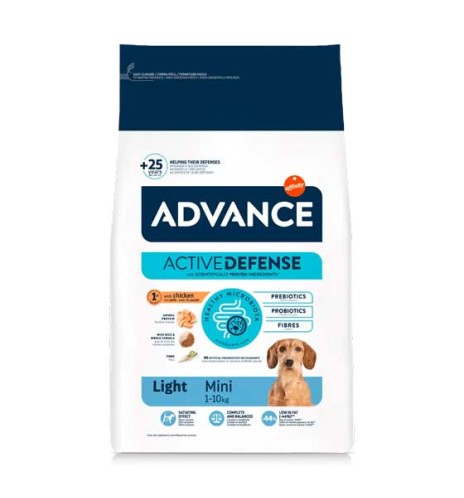 Advance Adult Mini Light Pollo pienso para perros Advance Adult Mini Light Pollo pienso para perros