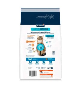 Advance Adult Pollo pienso para gatos - Reverso
