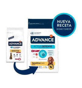 Advance Adult Sensitive Care Cordero pienso para perros - Nueva receta