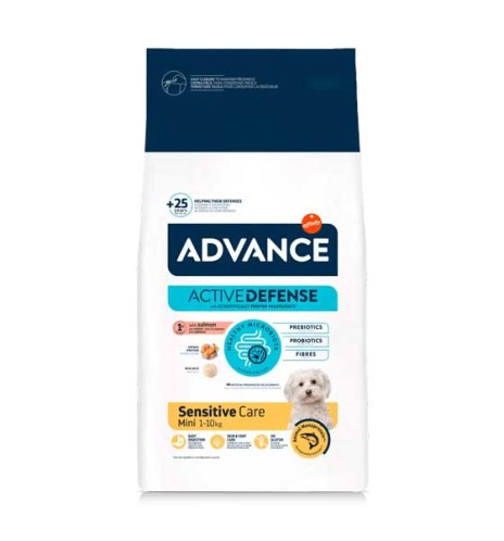 Advance Adult Sensitive Care Mini Salmón pienso para perros