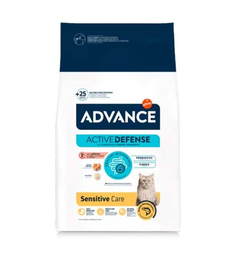 Advance Adult Sensitive Salmón pienso para gatos Advance Adult Sensitive Salmón pienso para gatos