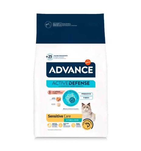 Advance Adult Sensitive Sterilized Salmón pienso para gatos Advance Adult Sensitive Sterilized Salmón pienso para gatos