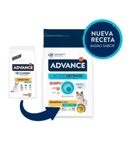 Advance Adult Sensitive Sterilized Salmón pienso para gatos - Nueva receta