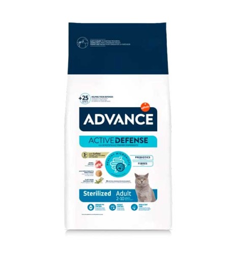 Advance Adult Sterilized Pavo pienso para gatos Advance Adult Sterilized Pavo pienso para gatos