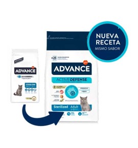 Advance Adult Sterilized Pavo pienso para gatos - Nueva receta