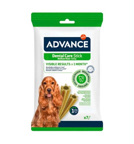 Advance Dental Care Stick Medium/Maxi snack para perros semanal Advance Dental Care Stick Medium/Maxi snack para perros semanal