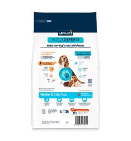 Advance Mother & Baby Dog Pollo pienso para perros - Reverso