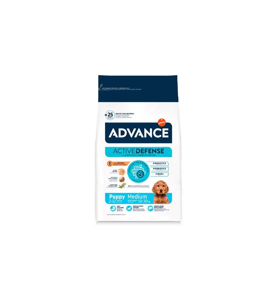 Advance Puppy Medium Pollo pienso para perros