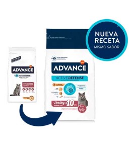 Advance Senior Sterilized Pollo pienso para gatos - Nueva receta
