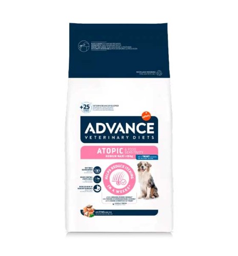 Advance Veterinary Diets Atopic Medium/Maxi pienso para perros Advance Veterinary Diets Atopic Medium/Maxi pienso para perros