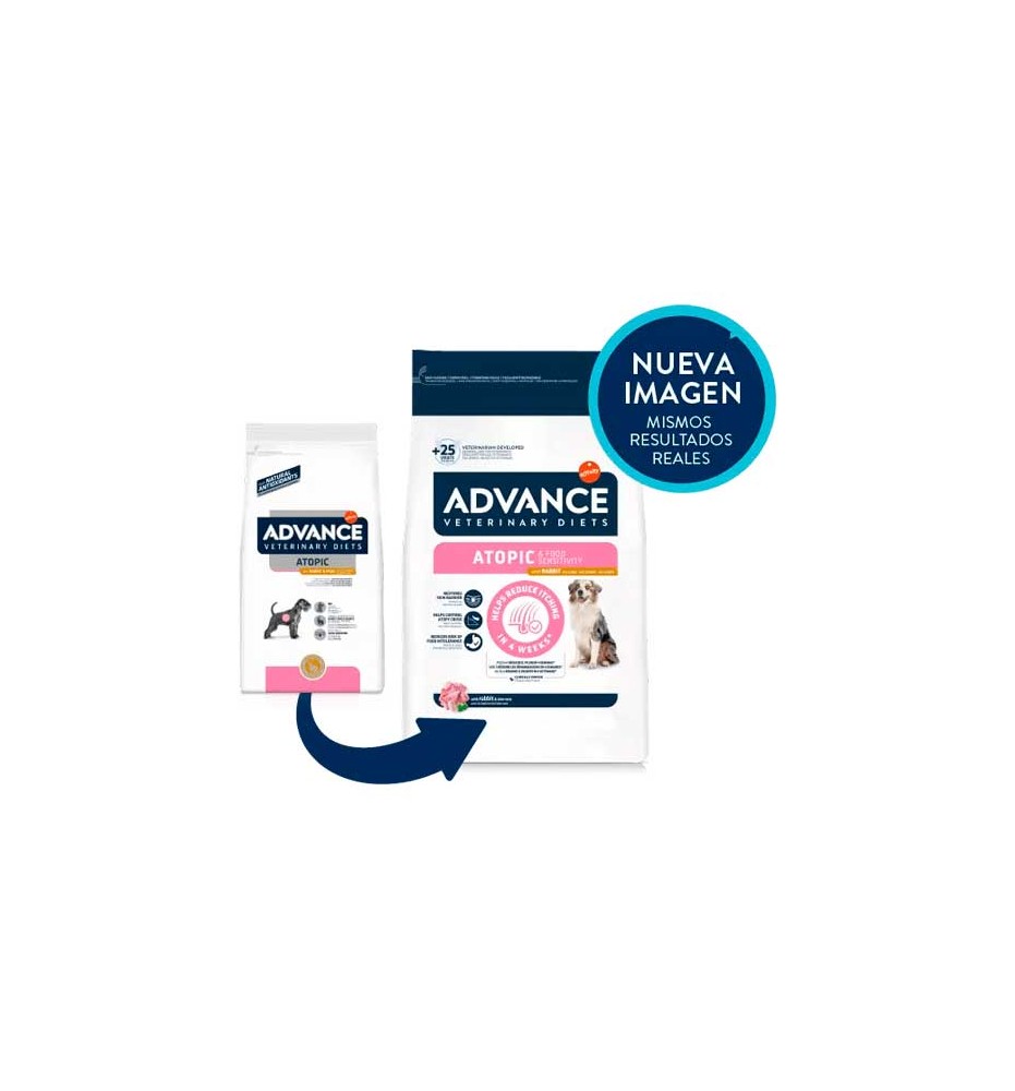 Advance Veterinary Diets Atopic Rabbit & Peas pienso para perros - Nueva imagen