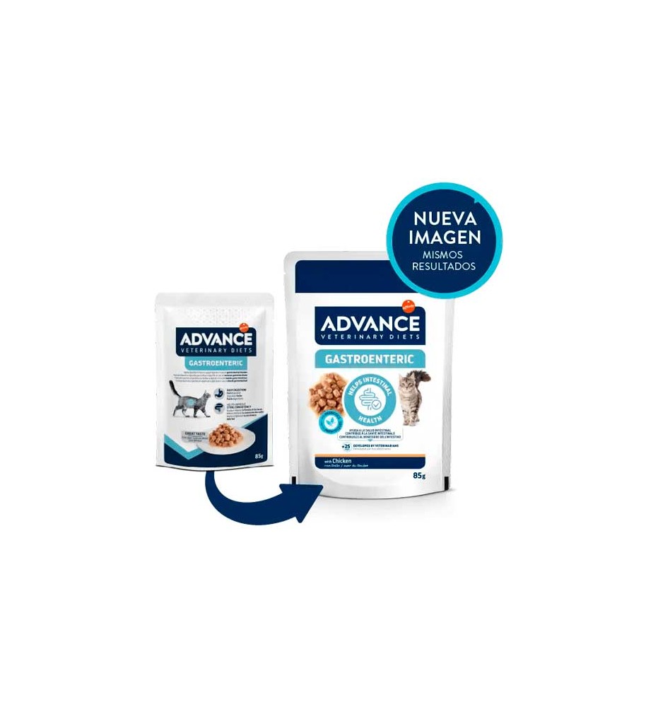 Advance Veterinary Diets Gastroenteric sobre en salsa para gatos - Nueva imagen