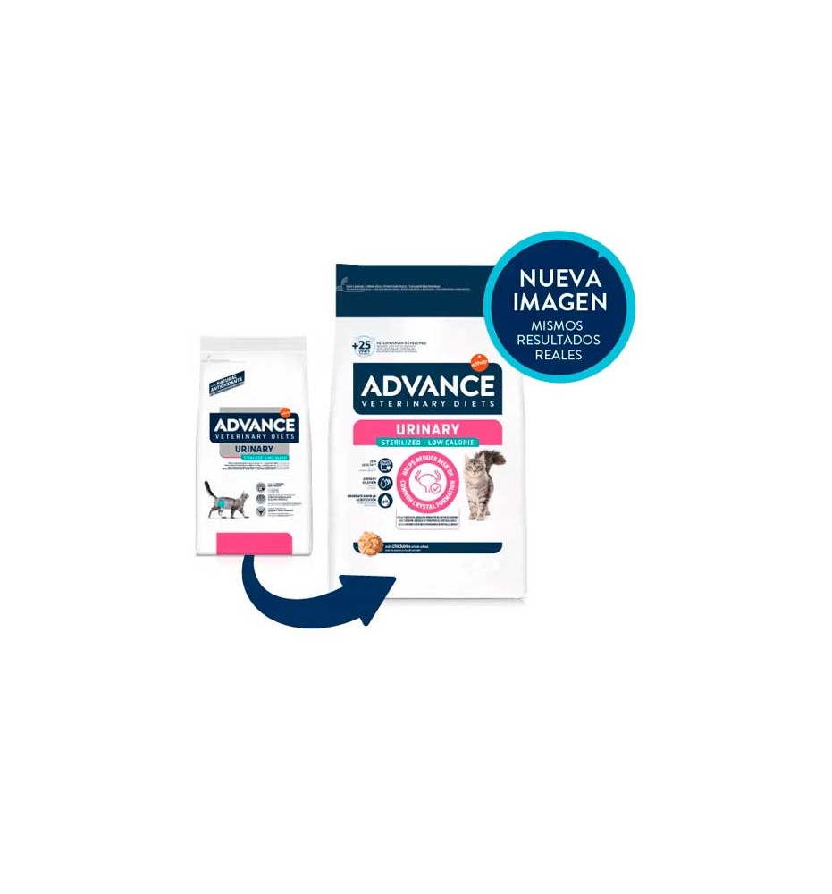 Advance Veterinary Diets Urinary Sterilized Low Calorie pienso gatos - Nueva imagen