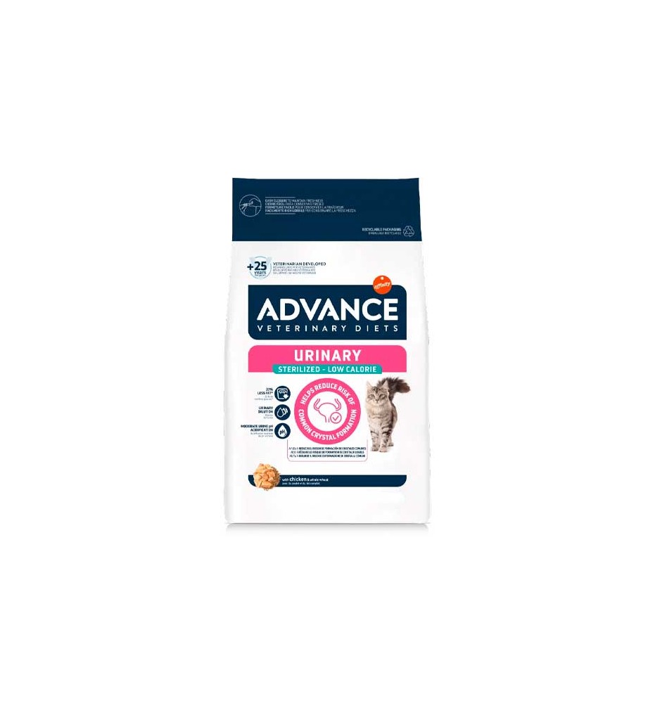 Advance Veterinary Diets Urinary Sterilized Low Calorie pienso gatos