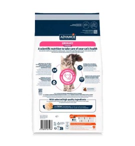 Advance Veterinary Diets Urinary Stress pienso para gatos - Reverso