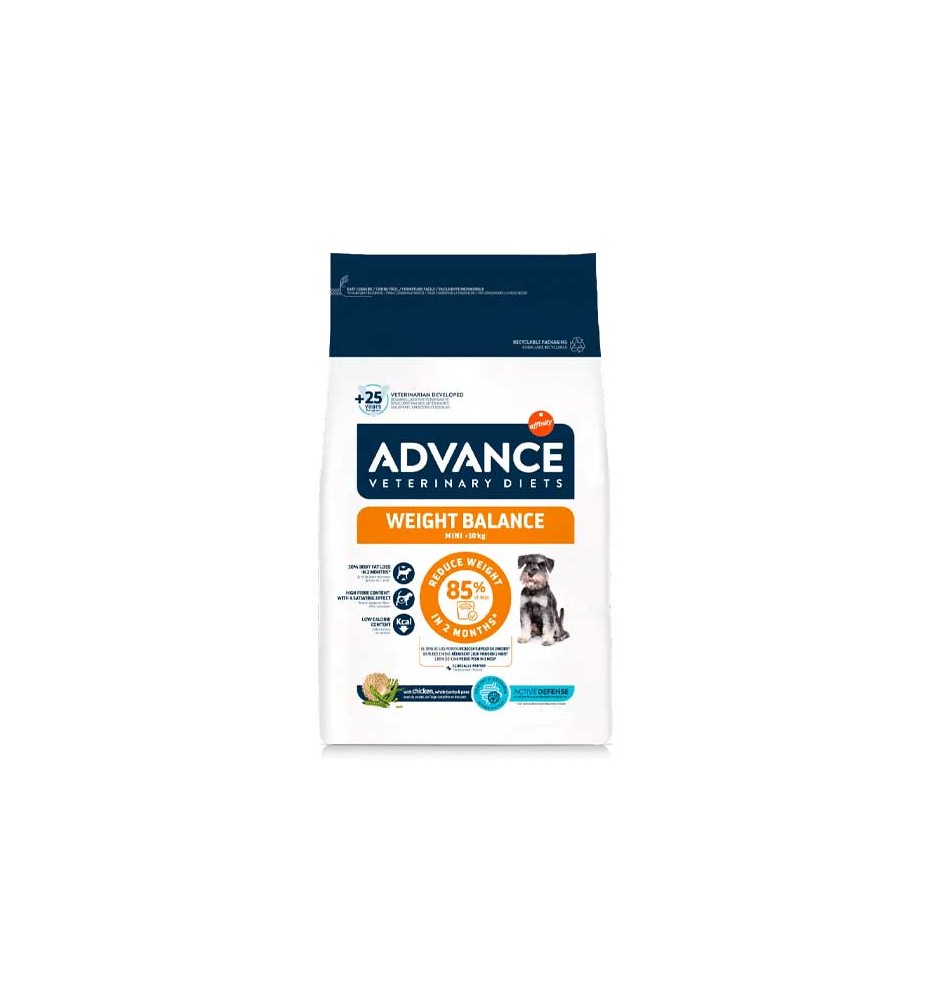 Advance Veterinary Diets Weight Balance Mini pienso para perros