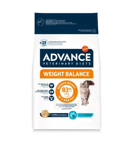 Advance Veterinary Diets Weight Balance pienso para gatos Advance Veterinary Diets Weight Balance pienso para gatos