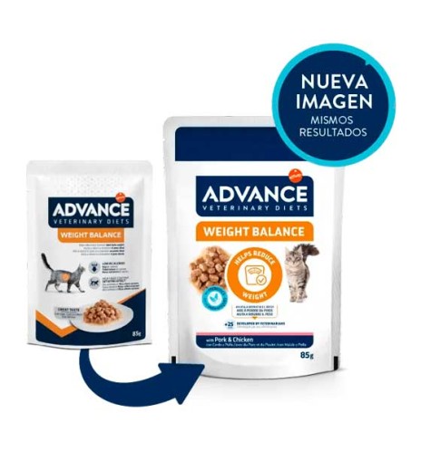 Advance Veterinary Diets Weight Balance sobre en salsa para gatos Advance Veterinary Diets Weight Balance sobre en salsa para gatos