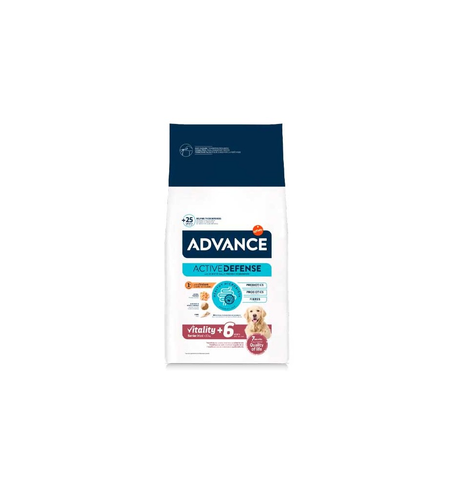 Advance Vitality Senior Maxi +6 Pollo pienso para perros
