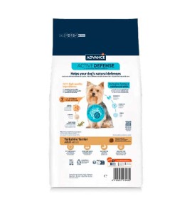 Advance Yorkshire Terrier pienso para perros - Reverso