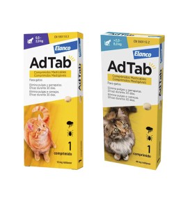 AdTab Comprimidos Masticables antiparasitarios para gatos