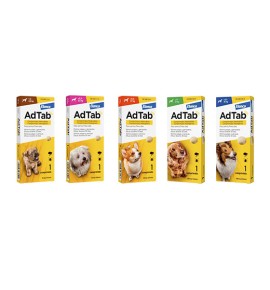 AdTab Comprimidos Masticables antiparasitarios para perros
