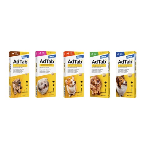 AdTab Comprimidos Masticables antiparasitarios para perros