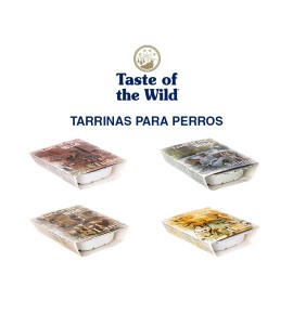 Taste Of The Wild tarrinas - Variedades para perros