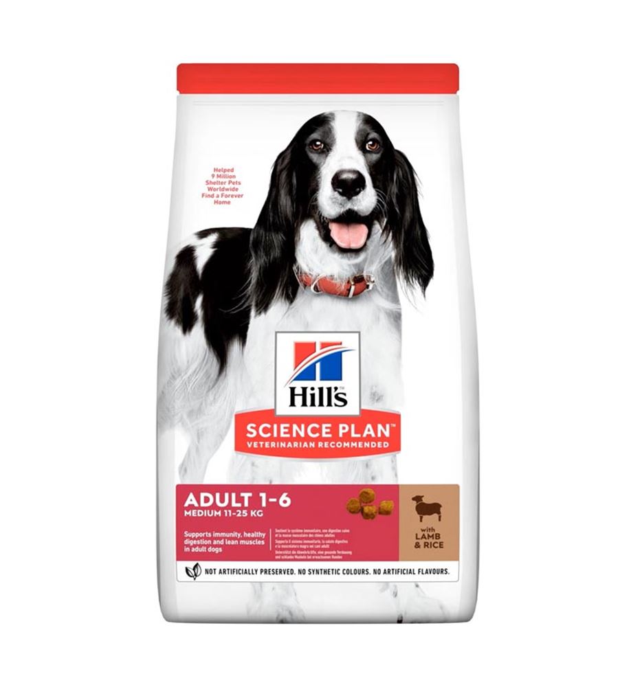 Hill's Science Plan Medium Cordero y Arroz pienso para perros adultos