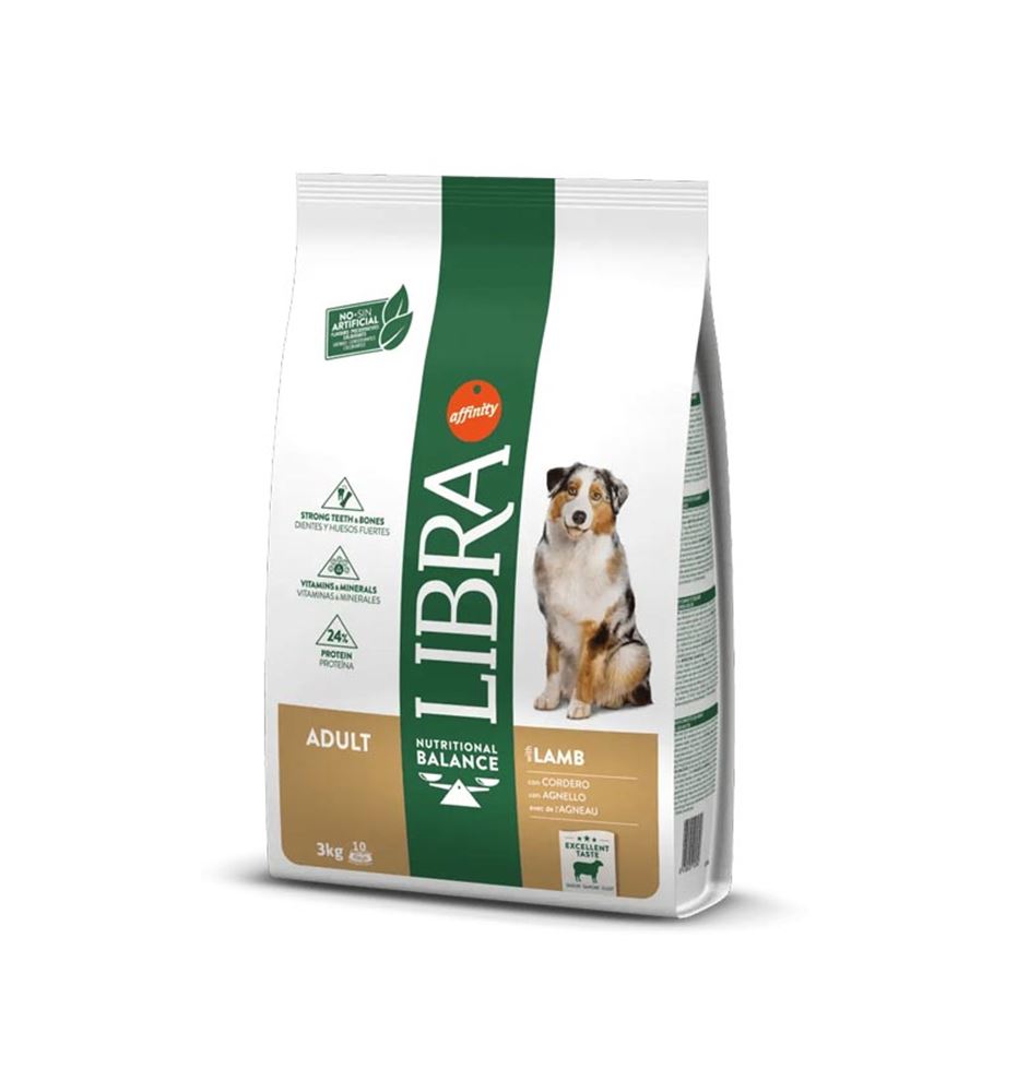 Libra Adult con Cordero pienso para perros 3kg