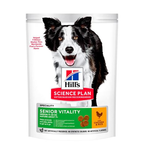 Hill's Science Plan Senior Vitality Mature Adult Medium pienso para perros