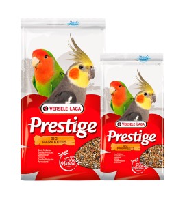 Versele Laga Prestige pienso para agapornis y cotorras - Envases