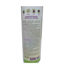 Olsano Al Uso AC spray insecticida y acaricida - Etiqueta