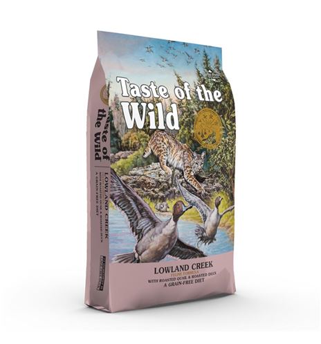 Taste Of The Wild Lowland Creek Pato y Codorniz pienso para gatos