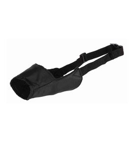 Bozal nylon negro para perros