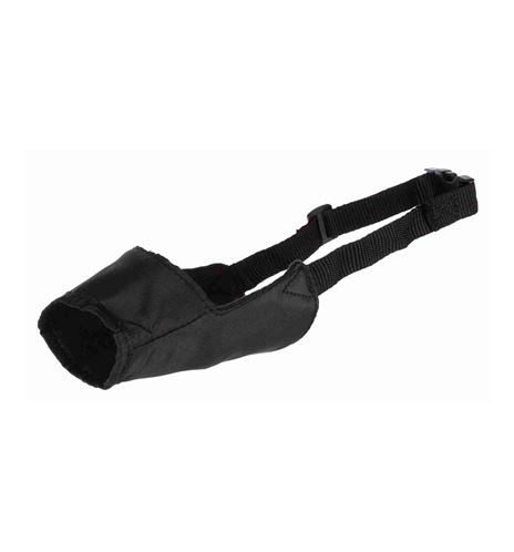 Bozal nylon negro para perros