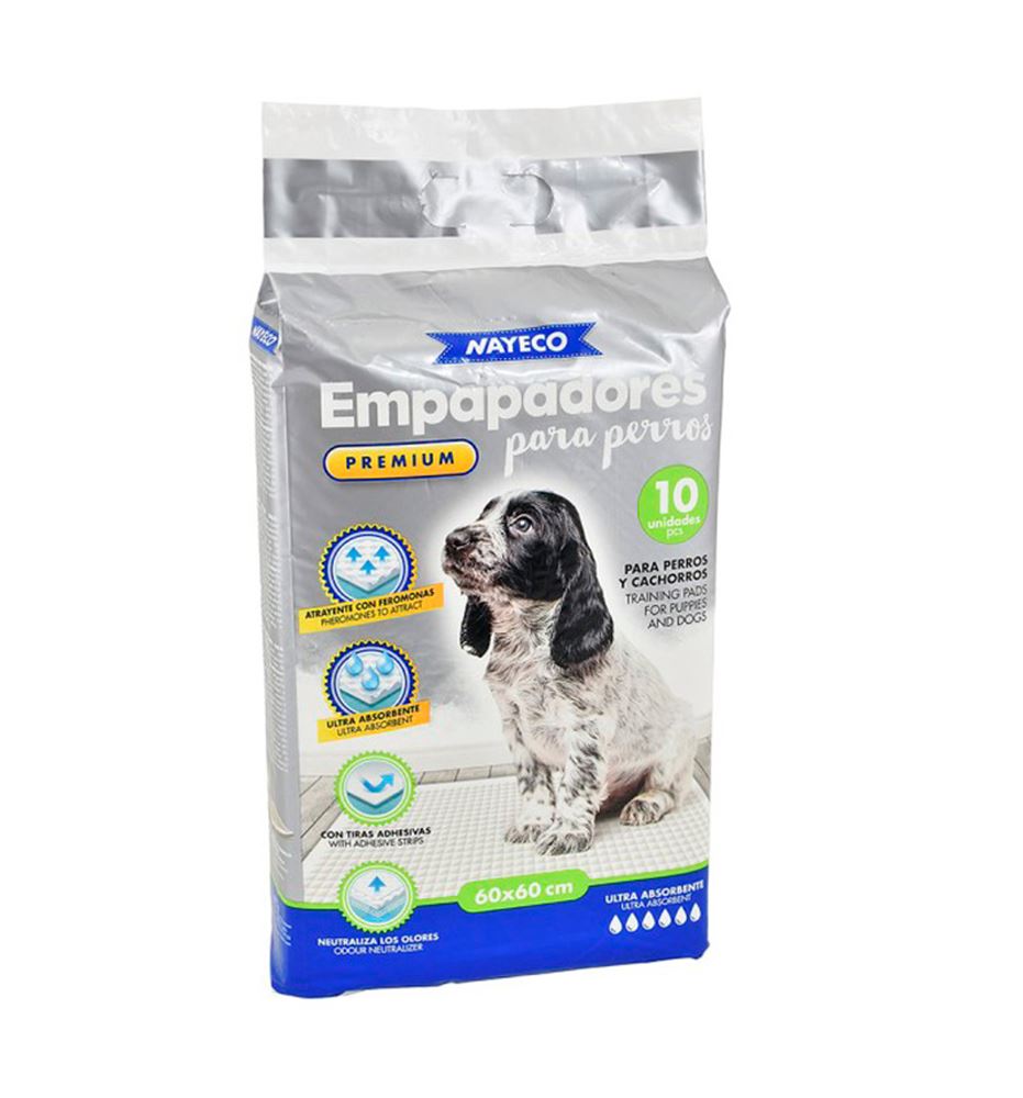 Nayeco empapadores premium 60x60 para perros - 10 udes