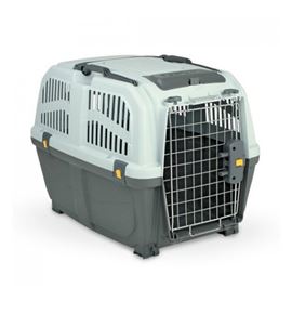 Transportín Twinbee Skudo IATA gris para perros y gatos