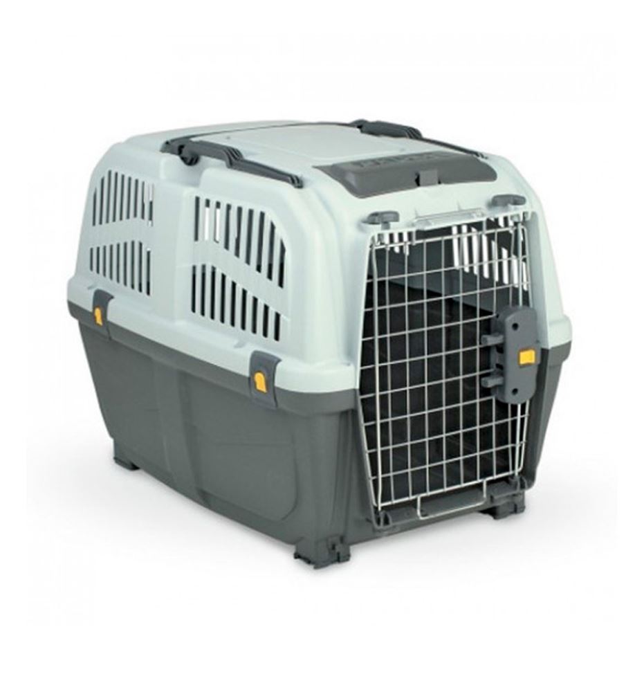 Transportín Twinbee Skudo IATA gris para perros y gatos