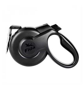 Fida Correa Extensible Style 3m negro para perros