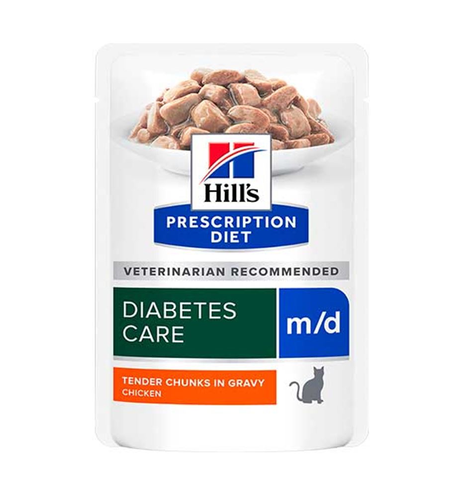 Hill's Prescription Diet Diabetes Care M/D Pollo sobre para gatos