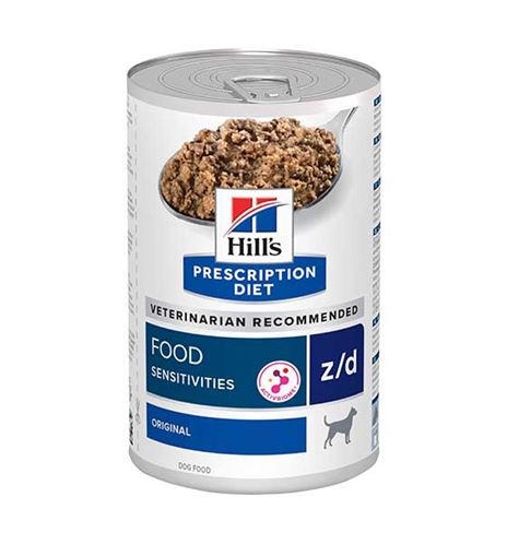 Hills Prescription Diet Food Sensitivities Z/D lata para pe