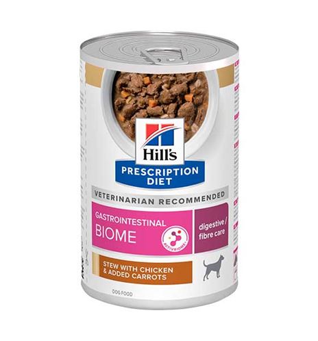 Hill's Prescription Diet Gastrointestinal Biome pollo y zanahorias lata para perros