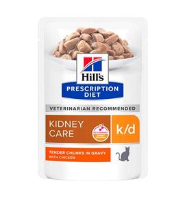 Hills Prescription Diet Kidney Care K/D Pollo sobre para ga