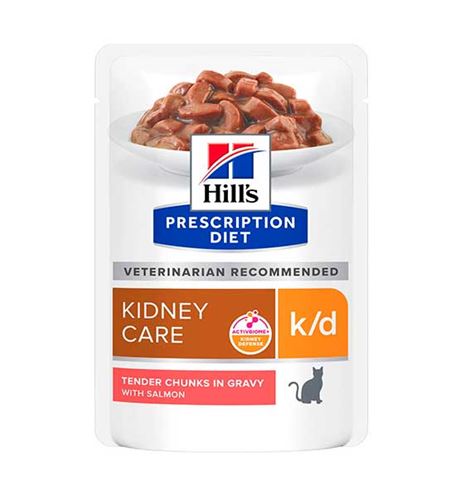 Hill's Prescription Diet Kidney Care K/D Salmón sobre para gatos