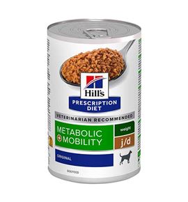 Hill's Prescription Diet Metabolic + Mobility J/D Weight lata para perros