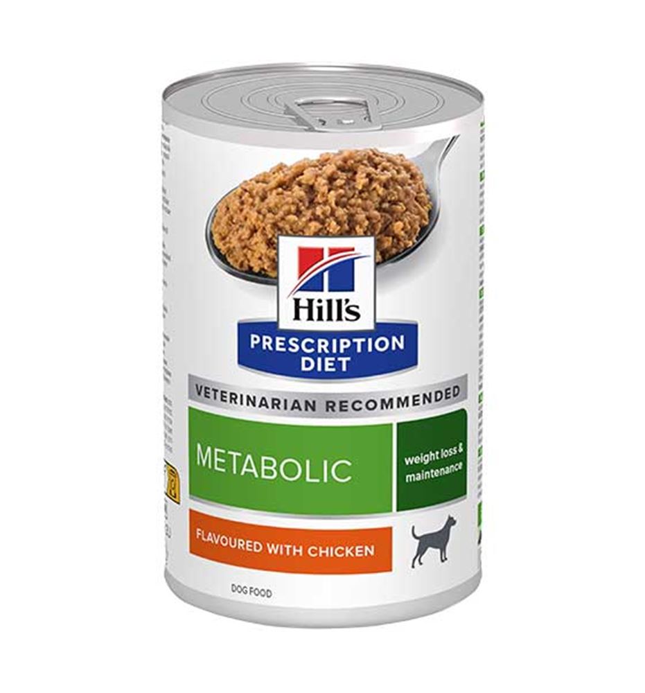 Hills Prescription Diet Metabolic pollo lata para perros