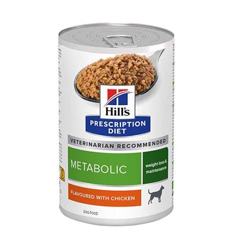 Hills Prescription Diet Metabolic pollo lata para perros